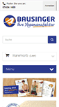 Mobile Screenshot of bausinger.de